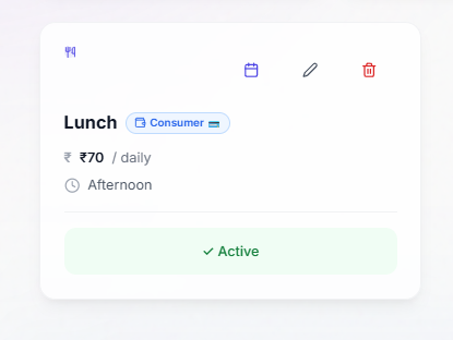 YesBill service card